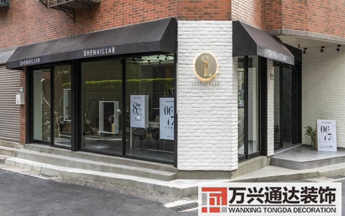 美甲店門頭裝修圖美甲店大門裝修圖片