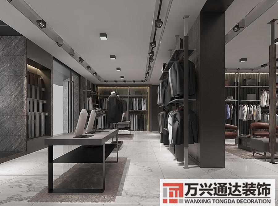 男裝專賣店裝修效果圖男裝服裝店裝修風(fēng)格圖片